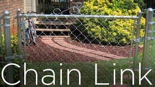 HOW TO INSTALL CHAIN LINK FENCE PART 1 [upl. by Asuncion]