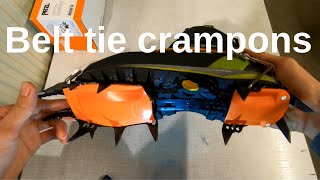 Belt tie crampons  How to put them on [upl. by Chaudoin]