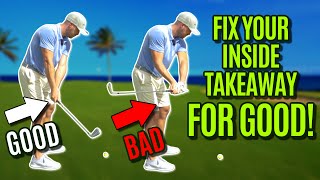 GOLF No Roll Backswing  Fix Your Inside Takeaway FOR GOOD [upl. by Drain310]