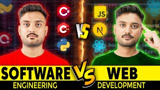 Which Career Path Is Right for You  Web Development vs Software Engineering  Hindi [upl. by Nylsej933]