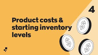 Product costs and starting inventory levels  Getting Started with inFlow [upl. by Kcired1]