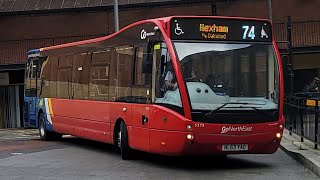 RARE ON THE 74 Tynedale Links 74 to Hexham  Go North East 5378  NL63 YAD [upl. by Aiyn440]