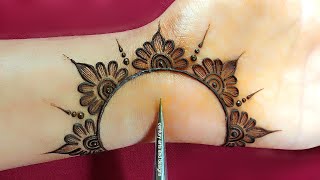 Very beautiful stylish mehndi design  Front hand mehndi  mehndi ka design  mehndi design  mehndi [upl. by Delaine852]