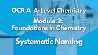 Systematic Naming  Module 2 Foundations in Chemistry  Chemistry  A Level  OCR A  AQA [upl. by Coyle]