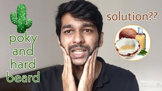 How to make beard soft Easy home remedy for softer beard [upl. by Lalaj978]