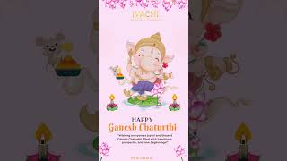 quotMay Lord Ganesha bless you with joy prosperity and wisdom Wishing you a Happy Gan [upl. by Eelrebma]