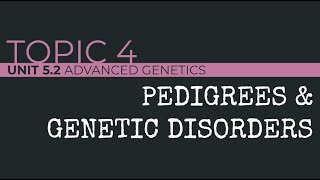 AP Biology Pedigrees amp Genetic Disorders [upl. by Secundas]