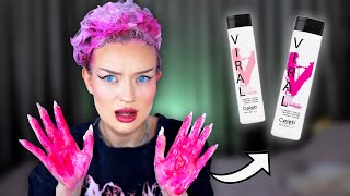 I tested this viral hair color SHAMPOO this cant possibly work [upl. by Eirak934]