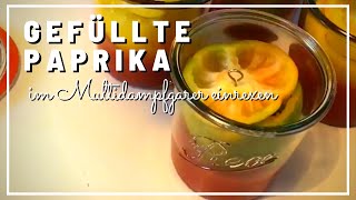 Einrexen im Multi  Dampfgarer  gefüllte Paprika gerykocht [upl. by Oicnedurp]