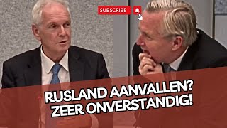 Bizar VVDer van der Burg wil dat Oekraïne Rusland AANVALT PVV Zeer onverstandig [upl. by Kyred]