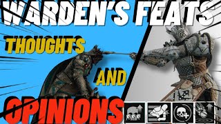 MY THOUGHTS And OPINIONS On Wardens NEW FEATS [upl. by Esile]