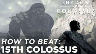 Shadow of the Colossus PS4  15th Colossus Boss Fight Guide [upl. by Gaillard333]