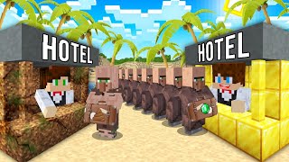 BOGATY HOTEL SmileSlow vs BIEDNY HOTEL Sebka w Minecraft [upl. by Bjork]