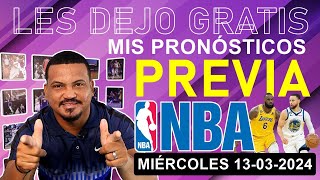 MIÉRCOLESDE NBA  PREVIA COMPLETA  LOS RUN LINE ALTAS Y BAJAS QUE SI TIENEN EFECTIVIDAD EN LA NBA [upl. by Zertnom]