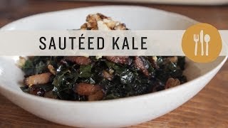 Sauteed Kale Superfoods [upl. by Ettenoj180]