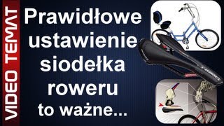 Jak powinno być ustawione siodełko roweru [upl. by Aisenet]