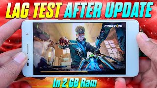 Free Fire Lag Test After Update [upl. by Eniawd123]