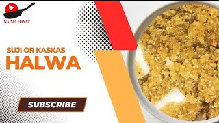 Suji ka halwa  Suji or Kashkas ka halwa [upl. by Nollaf]