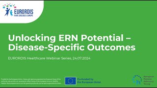 Patient Partnership Webinar  Unlocking ERN Potential Disease Specific Measures [upl. by Aneladgam]