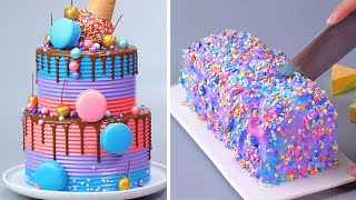 Amazing Homemade Chocolate Drip Cake Decorating Compilation  Cake decoration ideas [upl. by Yblocaj]