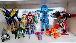 Dino FuryCosmic Fury Complete Zord Review amp Comparison powerrangers dinofury cosmicfury [upl. by Liliane213]