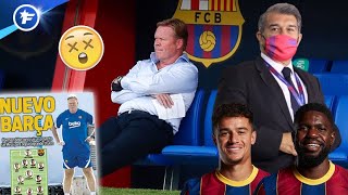 Ronald Koeman en pleine galère au FC Barcelone  Revue de presse [upl. by Ellenod]