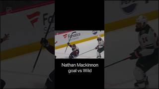 Nathan Mackinnon goal vs Wild goal nhl deception fyp dangle snipe nathanmackinnon endtoend [upl. by Prudie456]