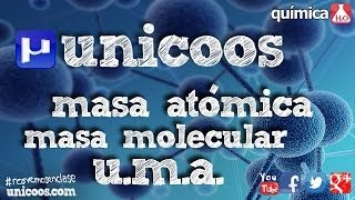 QUIMICA masa atómica molecular y molar SECUNDARIA 4ºESO uma [upl. by Vanden]