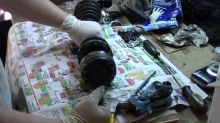 My VW CV Joint Boot Replacing Part 1 of 5 [upl. by Maddie]