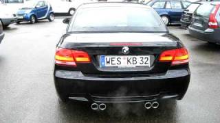 insidePerformance custom quad exhaust for all BMW E90E93 withPerformance Look  here on 330i [upl. by Analim]