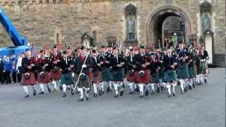 Bagpipers at Edinburgh Castle [upl. by Yttik]