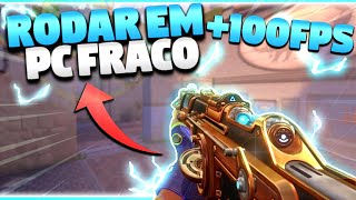 COMO RODAR VALORANT EM PC FRACO  Como aumentar o FPS do Valorant [upl. by Kilby]