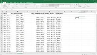 Räkna ut standardavvikelse med Excel [upl. by Eentihw938]