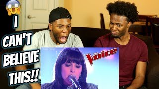 Christina Marie performs Vision Of Love  The Voice UK 2014 The Knockouts  BBC One REACTION [upl. by Annaeerb]