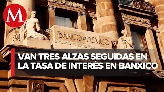 Banxico sube su tasa de interés al 475 [upl. by Ahseinek]