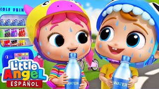 ¡No más Bebidas con Azúcar Tomemos Agua  Canciones Infantiles de Bebé Juan  Little Angel Español [upl. by Noremmac]