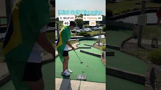 Hole 17 Round 1  3 Wolf 🇨🇦 vs 6 Tommy 🇧🇷 Mini Golf Olympics minigolf [upl. by Fillian]