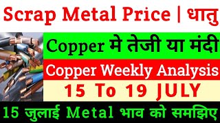 🔴Copper मे तेजी या मंदीScrap Metal PricesCopper Weekly AnalysisCopper Scrap Business in indiaMcx [upl. by Emmanuel817]