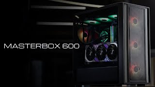 Masterbox 600 The Elegantly Simple PC Case  Cooler Master [upl. by Nalyak]