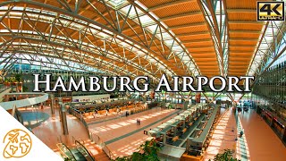 Hamburg Airport Germany Terminal 2 Tour Flughafen Hamburg International HAM [upl. by Ativahs446]