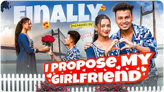 Finally  I Propose My Girlfriend 😍2nd Monti Roy😜 প্রিন্সেপ ঘাটের সবার সামনে প্রপোজ করলাম 😱 [upl. by Grunberg]