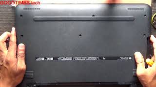 HP Notebook  N8M18PA  How to replace HDD [upl. by Narbig]