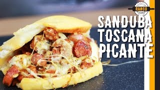 Sanduíche picante de linguiça toscana Feat Minimim  Mini Cozinha [upl. by Shinberg]