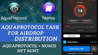 How To Connect Your Aqua Protocol To Nomis App For The Airdrop Distribution [upl. by Suiradel905]