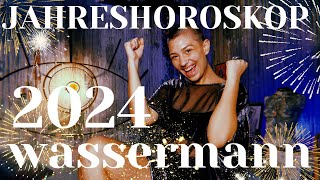 WASSERMANN 2024 JAHRESHOROSKOP  eine astrologische Energievorschau für ein erfolgreiches 2024 [upl. by Janka]