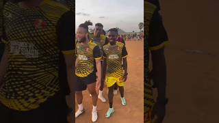 Super Eagles Moses Simon Chidera Ejuke Taiwo Awoniyi play match in Kaduna [upl. by Ladnar]