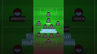 TRABZONSPORUN HATAYSPOR MUHTEMEL KADROSU [upl. by Rico]