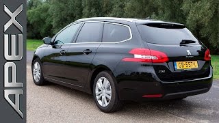 PEUGEOT 308 SW 16 BlueHDi 120  Review English Subtitles 2015 [upl. by Emersen]