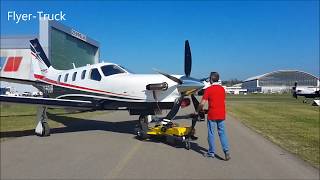 FlyerTruck FLT 52 EW electro with Daher TBM 930 [upl. by Radbourne]