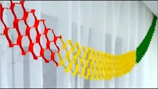 Как сделать гирлянду из бумаги Гирлянда из бумаги [upl. by Anahsak878]